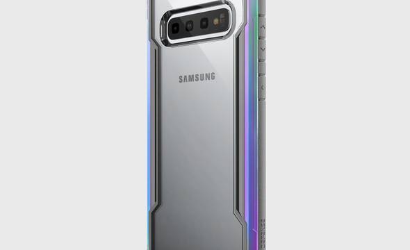 X-Doria Defense Shield - Etui aluminiowe Samsung Galaxy S10+ (Drop test 3m) (Iridescent) - zdjęcie 1