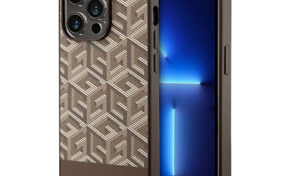 Guess GCube Stripes MagSafe - Etui iPhone 14 Pro Max (Br - zdjęcie 1