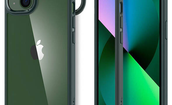 Spigen Ultra Hybrid - Etui do iPhone 13 (Zielony) - zdjęcie 1