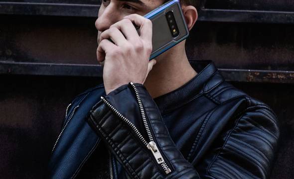X-Doria Defense Shield - Etui aluminiowe Samsung Galaxy S10+ (Drop test 3m) (Iridescent) - zdjęcie 6