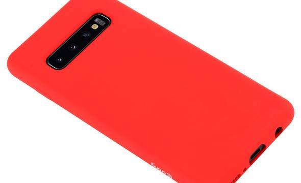 Crong Color Cover - Etui Samsung Galaxy S10 (czerwony) - zdjęcie 4