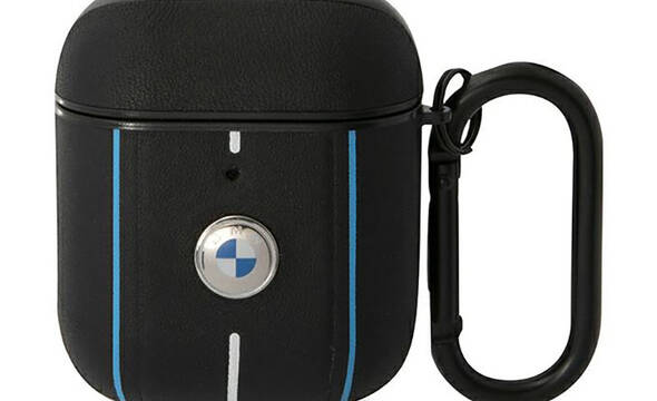 BMW Leather Color Lines - Etui AirPods 1/2 gen (czarny) - zdjęcie 1