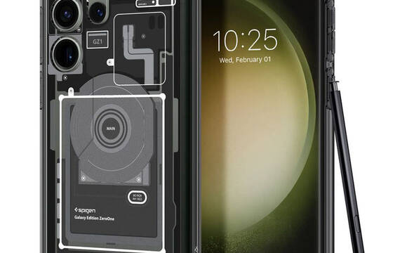 Spigen Ultra Hybrid - Etui do Samsung Galaxy S23 Ultra (Zero One) - zdjęcie 1