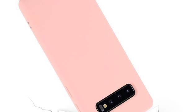 Crong Color Cover - Etui Samsung Galaxy S10+ (różowy) - zdjęcie 2