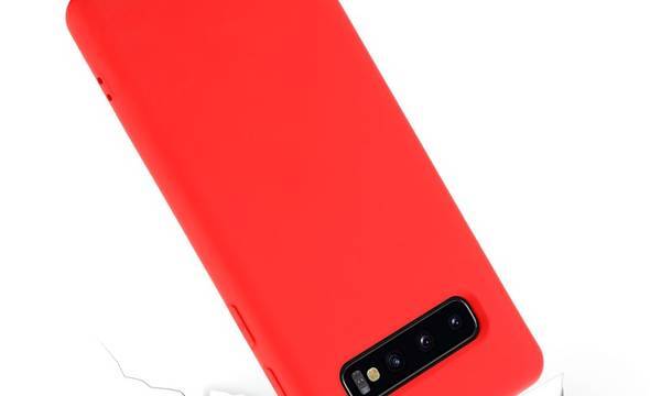 Crong Color Cover - Etui Samsung Galaxy S10+ (czerwony) - zdjęcie 2