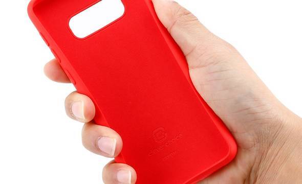 Crong Color Cover - Etui Samsung Galaxy S10e (czerwony) - zdjęcie 5