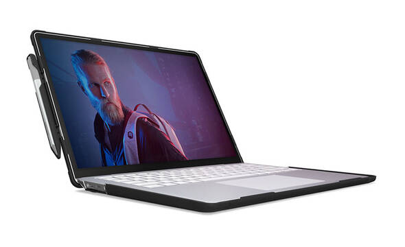 STM Dux Hardshell - Pancerna obudowa Microsoft Surface Laptop 2 / 3 / 4 / 5 (Black) - zdjęcie 1