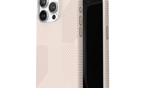 Speck Presidio2 Grip - Etui iPhone 15 Pro (Bleached Bone / Heirloom Gold / Hazel Brown) - zdjęcie 1