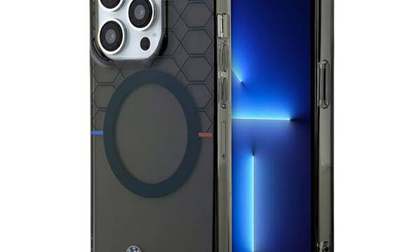 BMW Pattern MagSafe - Etui iPhone 14 Pro (Szary) - zdjęcie 1