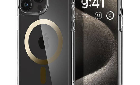 Spigen Ultra Hybrid Mag MagSafe - Etui do iPhone 15 Pro Max (Gold) - zdjęcie 1