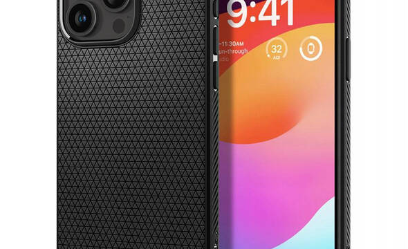 Spigen Liquid Air - Etui do iPhone 15 Pro (Matte Black) - zdjęcie 1