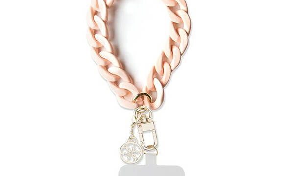 Guess Universal Big Hand Strap Acrylic 4G Charm - Uniwersalny pasek do telefonu (R - zdjęcie 1