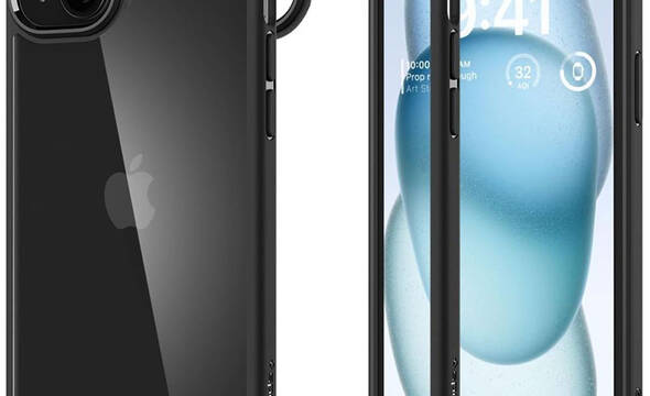 Spigen Ultra Hybrid - Etui do iPhone 15 (Matte Black) - zdjęcie 1
