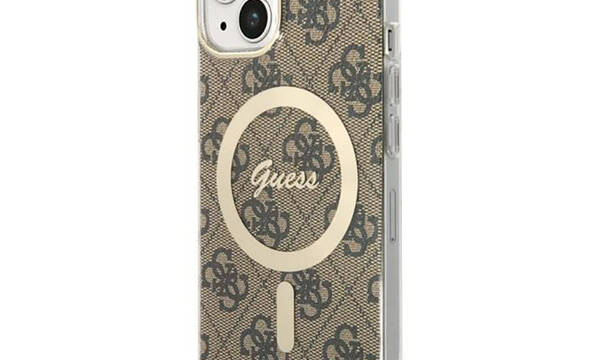 Guess 4G MagSafe - Etui iPhone 14 (Br - zdjęcie 1