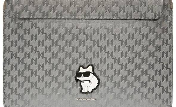 Karl Lagerfeld NFT Saffiano Monogram Ikonik Choupette Sleeve - Etui na notebook 14