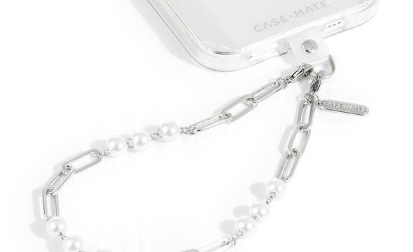 Case-Mate Link Chain Phone Wristlet - Uniwersalna smyczka do telefonu (Silver Pearl) - zdjęcie 1