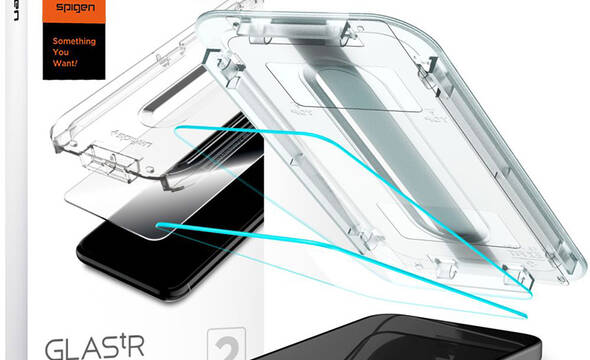 Spigen GLAS.TR EZ FIT 2-Pack - Szk - zdjęcie 1