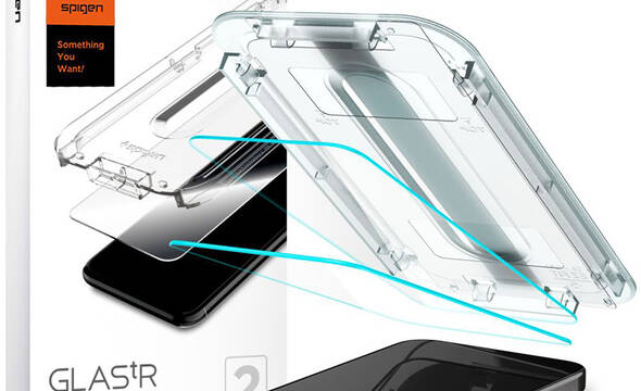 Spigen GLAS.TR EZ FIT 2-Pack - Szk - zdjęcie 1