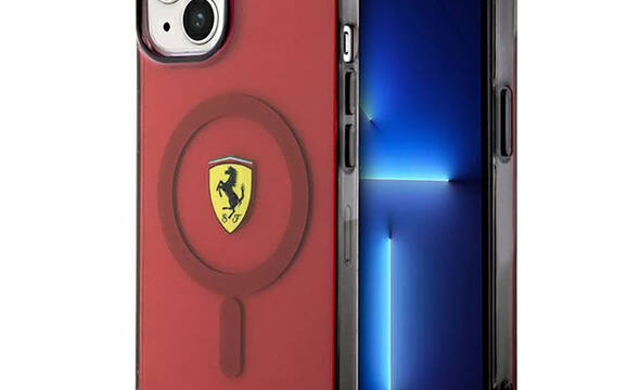 Ferrari Translucent MagSafe - Etui iPhone 14 (Czerwony) - zdjęcie 1
