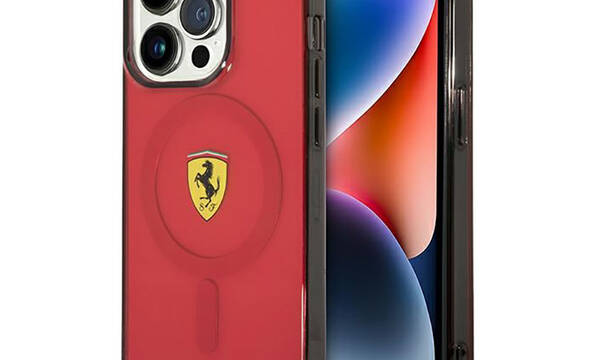 Ferrari Translucent MagSafe - Etui iPhone 14 Pro Max (Czerwony) - zdjęcie 1