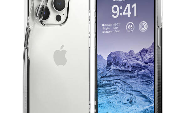 Crong Crystal Slim Cover - Etui iPhone 15 Pro Max (przezroczysty) - zdjęcie 1