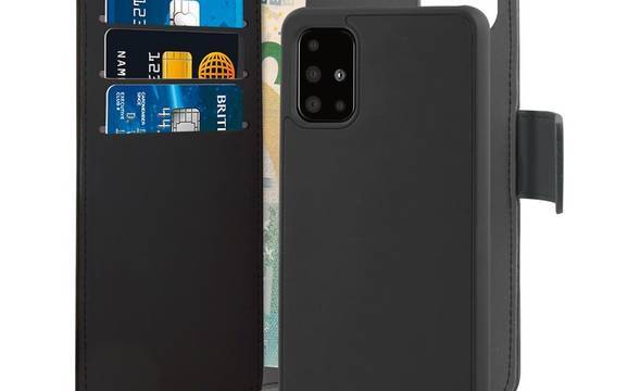 PURO Wallet Detachable - Etui 2w1 Samsung Galaxy A51 (czarny) - zdjęcie 1