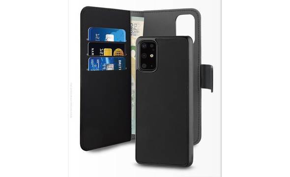 PURO Wallet Detachable - Etui 2w1 Samsung Galaxy S20+ (czarny) - zdjęcie 3