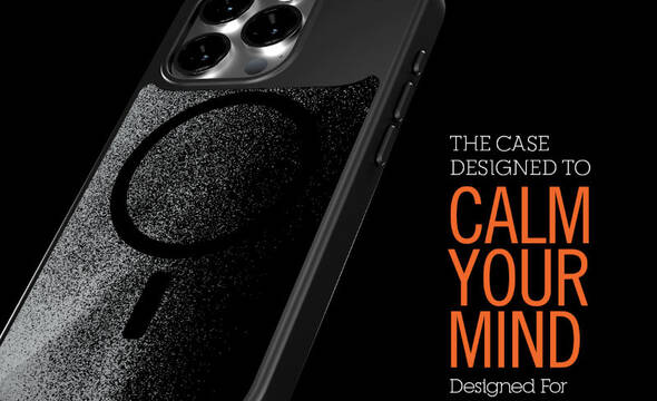 STM Relax Sand MagSafe - Etui iPhone 15 Pro Max (Black / Grey) - zdjęcie 1