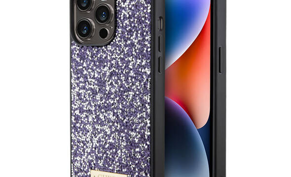 Guess Rhinestone Metal Logo - Etui iPhone 15 Pro Max (r - zdjęcie 1