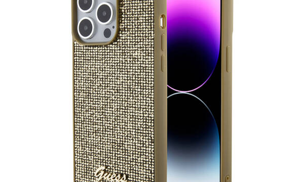 Guess Disco Metal Script - Etui iPhone 15 Pro Max (z - zdjęcie 1