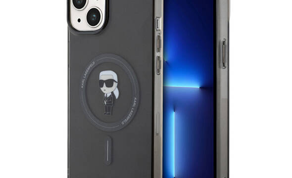 Karl Lagerfeld IML Ikonik MagSafe - Etui iPhone 15 Plus (czarny) - zdjęcie 1