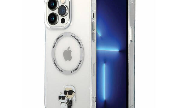 Karl Lagerfeld IML NFT Karl & Choupette MagSafe - Etui iPhone 13 Pro Max (przezroczysty) - zdjęcie 1