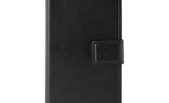 PURO Booklet Wallet Case - Etui Samsung Galaxy S8+ z kieszeniami na karty + stand up (czarny) - zdjęcie 2