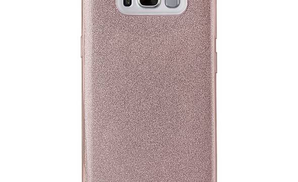 PURO Glitter Shine Cover - Etui Samsung Galaxy S8+ (Rose Gold) - zdjęcie 2
