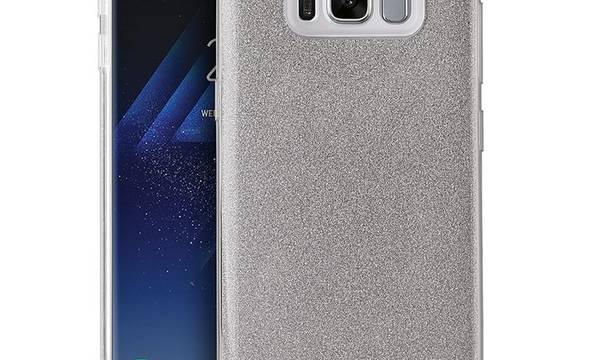 PURO Glitter Shine Cover - Etui Samsung Galaxy S8+ (Silver) - zdjęcie 1