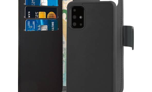 PURO Wallet Detachable - Etui 2w1 Samsung Galaxy A71 (czarny) - zdjęcie 1