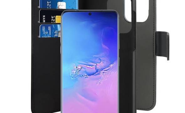 PURO Wallet Detachable - Etui 2w1 Samsung Galaxy S20 Ultra (czarny) - zdjęcie 2