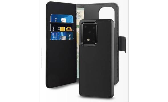PURO Wallet Detachable - Etui 2w1 Samsung Galaxy S20 Ultra (czarny) - zdjęcie 3
