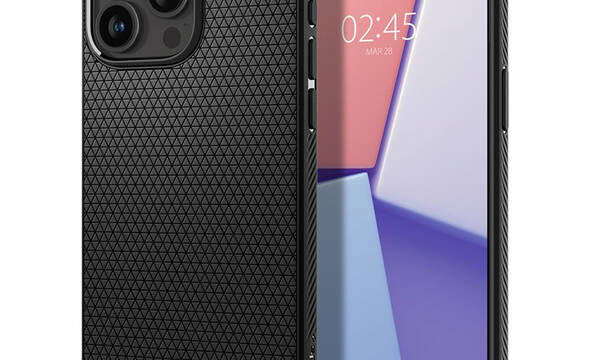 Spigen Liquid Air - Etui do iPhone 15 Pro Max (Matte Black) - zdjęcie 1