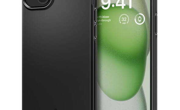 Spigen Thin Fit - Etui do iPhone 15 Plus (Czarny) - zdjęcie 1