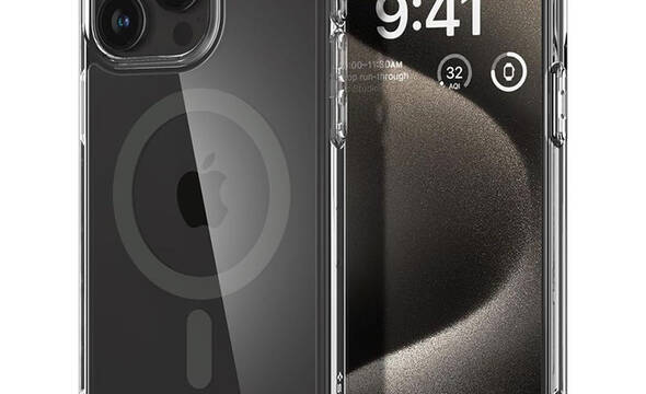 Spigen Ultra Hybrid Mag MagSafe - Etui do iPhone 15 Pro Max (Graphite) - zdjęcie 1