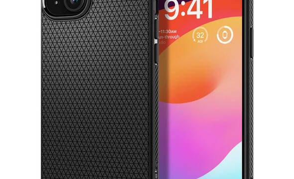Spigen Liquid Air - Etui do iPhone 15 (Matte Black) - zdjęcie 1