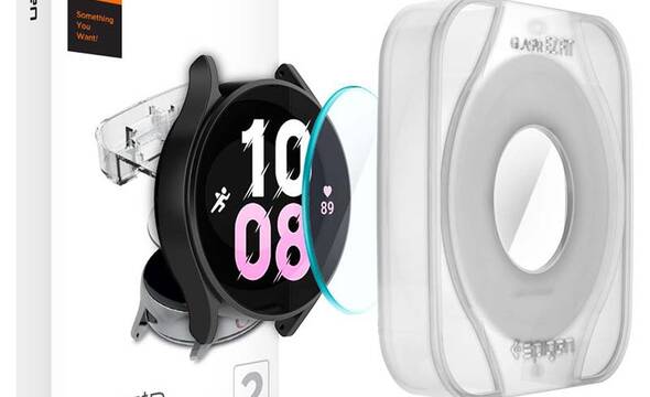 Spigen GLAS.TR EZ FIT 2-Pack - Szkło hartowane do Samsung Galaxy Watch 5 Pro 45 mm (2 szt) - zdjęcie 1