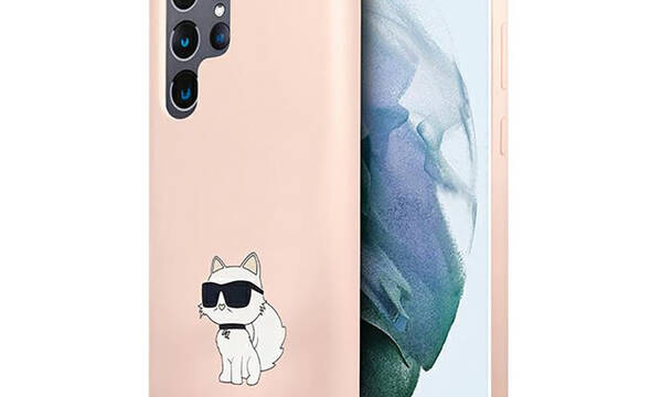 Karl Lagerfeld Silicone NFT Choupette - Etui Samsung Galaxy S23 Ultra (różowy) - zdjęcie 1