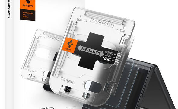 Spigen GLAS.TR EZ FIT 2-Pack - Szkło hartowane do Samsung Galaxy Z Flip 5 (2 sztuki) - zdjęcie 1