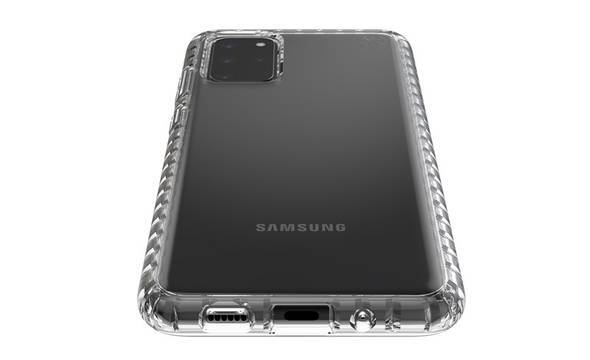 Speck Presidio Perfect-Clear with Impact Geometry - Etui Samsung Galaxy S20 (Clear/Clear) - zdjęcie 3
