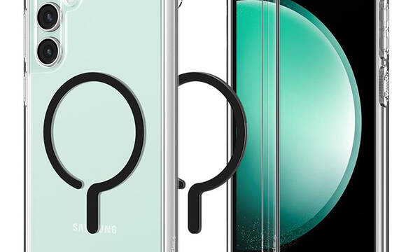 Spigen Ultra Hybrid OneTap Ring MagSafe - Etui do Samsung Galaxy S23 FE (Czarny) - zdjęcie 1