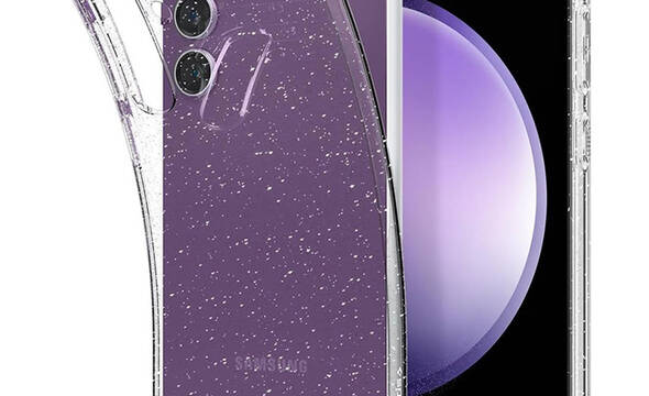 Spigen Liquid Crystal Glitter - Etui do Samsung Galaxy S23 FE (Przezroczysty) - zdjęcie 1