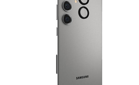 Case-Mate Aluminum Ring Lens Protector - Szkło ochronne na obiektyw aparatu Samsung Galaxy S24+ (Black) - zdjęcie 1