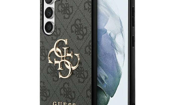 Guess 4G Big Metal Logo - Etui Samsung Galaxy S24 (czarny) - zdjęcie 1